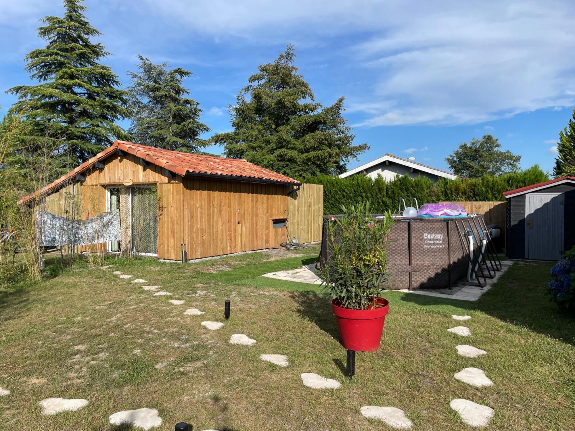 « Aux Bonheurs Landais » Otel Linxe Dış mekan fotoğraf